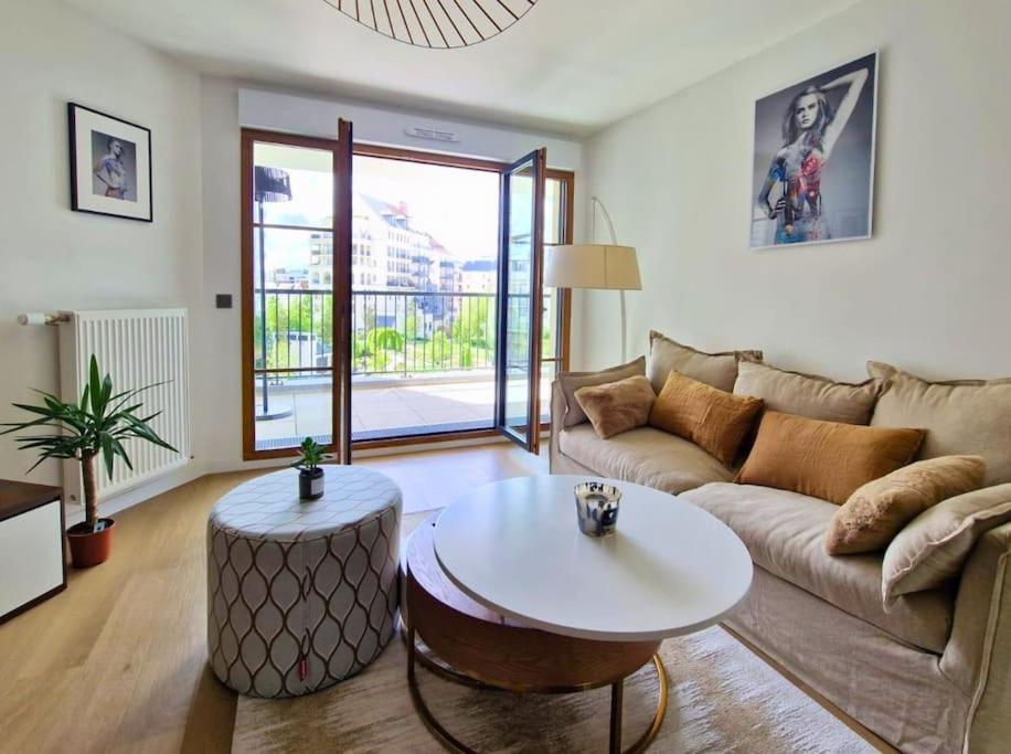 Sublime Appartement 4 Etoiles Neuf T3 Aputeaux 61M2 Proche La Defense, 10M2 De Terrasse Avec Magnifique Vue Exteriér fotografie